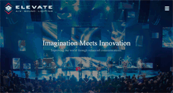 Desktop Screenshot of elevate-av.com