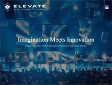 Tablet Screenshot of elevate-av.com